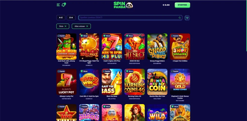 Spinpanda slots