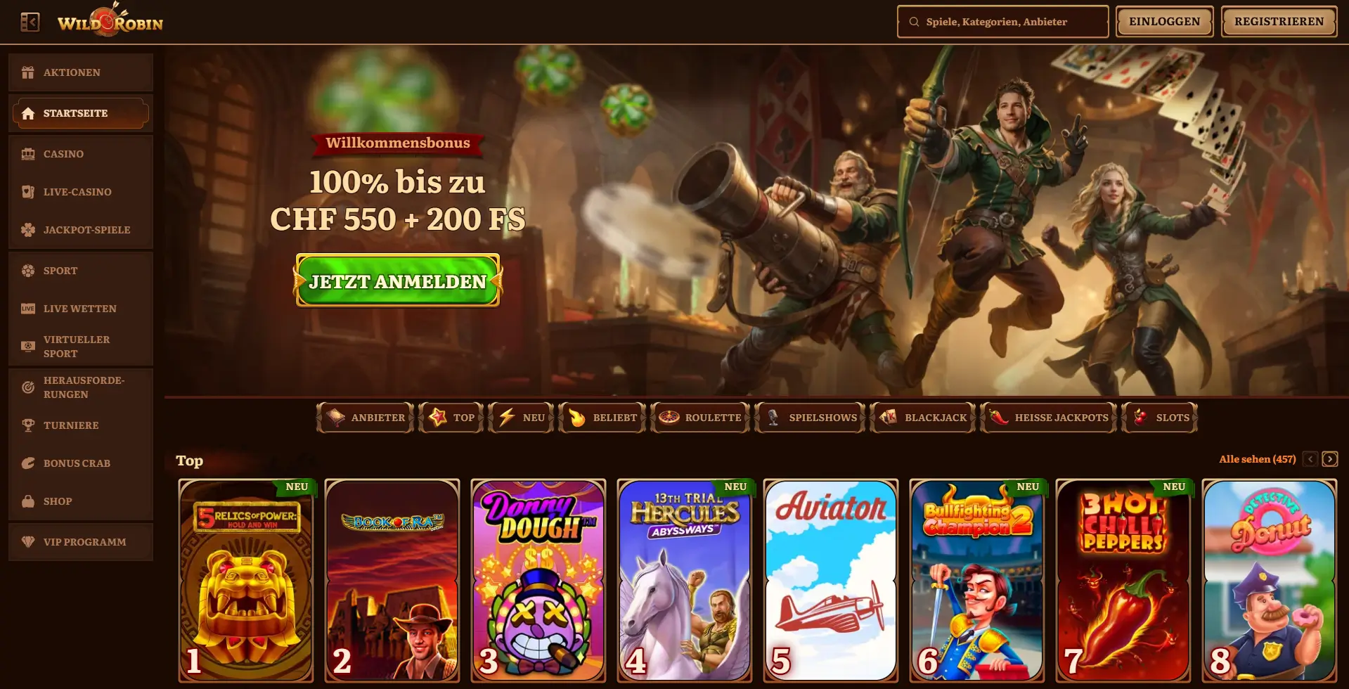 Wild Robin Casino