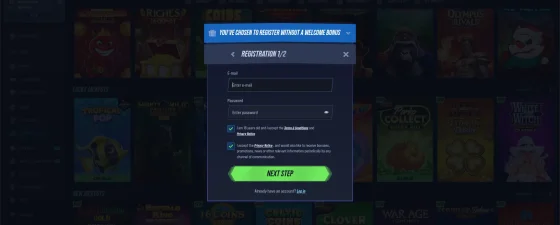 vegas hero registreren