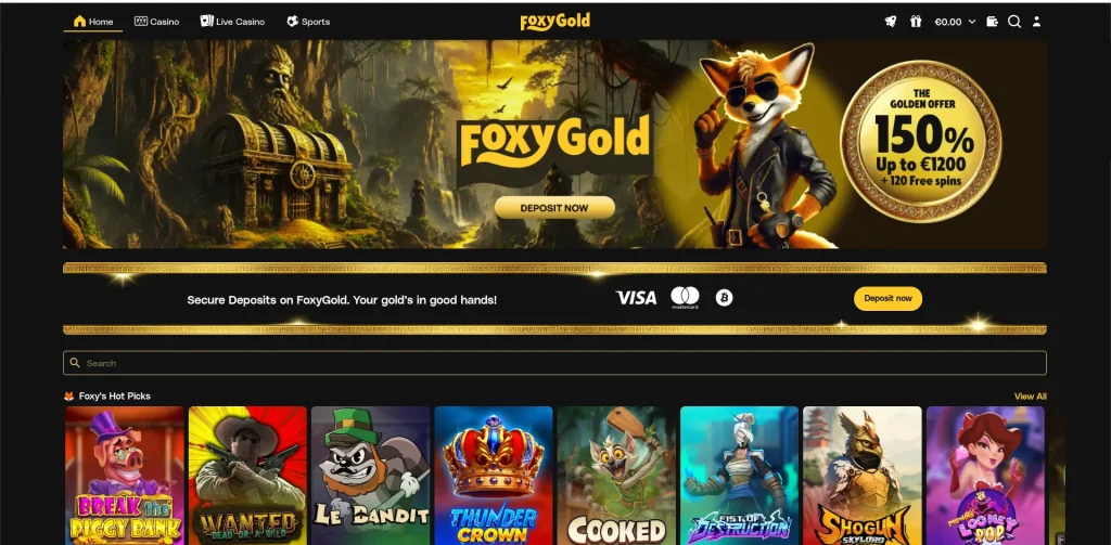 Foxygold home