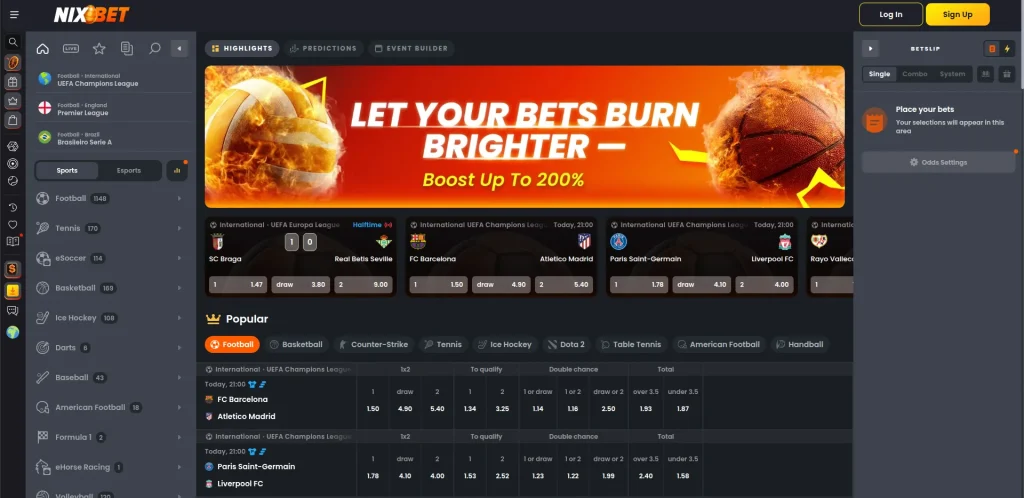 nixbet-casino-review-sports
