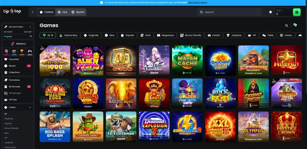 tip-top games